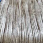 Loiro fio fino já na fita adesiva original 70/75 cm
